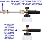 M MINGLE Foam Cannon, Compatible with Sun Joe SPX Series, 5 Nozzle Tips - Image 2