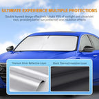 Windshield Sun Shade for Honda Accord 2008-2013 Sunshade - Image 5