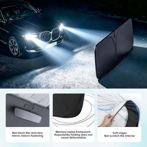 Windshield Sun Shade for BMW 7 Series 2001-2026 Sunshade - Image 5