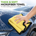 Ordenado 62" Car Wash Brush with Long Handle, 6Pcs Car Wash Kit Exterior - Image 7