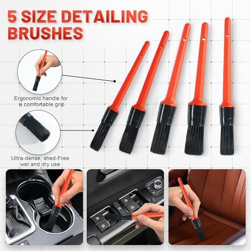 10Pcs Interior Detailing Brush Set - Image 3