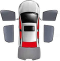 Car Side Window Sunshades for Volvo XC60 2. Gen (Spa) 2018-2024, Magnetic UV Protection Shades for Front/Rear Windows, Heat Resistant Sun Visor Shield Accessories,E/5 Doors Window by Unknown