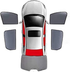 Car Side Window Sunshades for Volvo XC60 2. Gen (Spa) 2018-2024, Magnetic UV Protection Shades for Front/Rear Windows, Heat Resistant Sun Visor Shield Accessories,E/5 Doors Window by Unknown