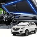 Windshield Sun Shade for Cadillac XT5 2017-2025 Sunshade Front Window Shade Custom Fit XT5 Accessories Sun Visor Foldable Shade Blocks UV Rays Accessories by AuyNeas