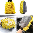BMLEI Car Wash Brush with Long Handle, Cleaning Mop Car Wash Kit,Yellow - Image 5