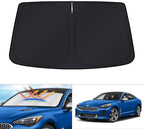 KUST Windshield Sun Shade for 2018-2021 2022 2023 Kia Stinger Window Accessories Sunshade Sun Visor Protector Foldable Block UV Rays by KUST