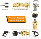 Twinkle Star Pressure Washer Adapter Set, Quick Disconnect Kit - Image 2