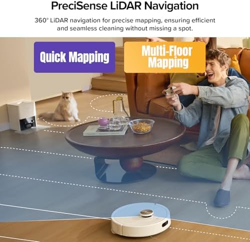 roborock Q7 M5+ Robot Vacuum and Mop, Up to 7-9 Weeks Self-Empty, 10000Pa - Image 6