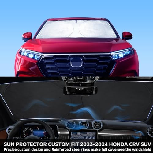 Windshield Sun Shade for Honda CRV 2023-2025 2026 Window Sunshade Sun Visor - Image 2
