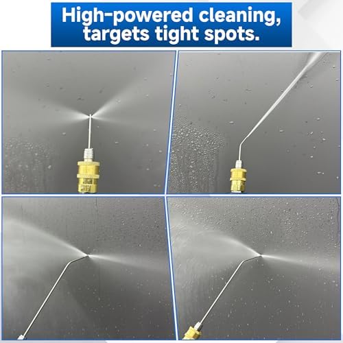 Pressure Washer Needle Nozzle– Stainless Steel Flush Wand - Image 5