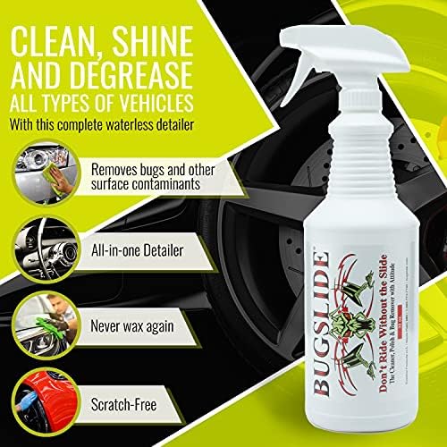 BugSlide Bug Remover All Purpose Car Cleaner & Detailer Spray, 32 Oz - Image 3