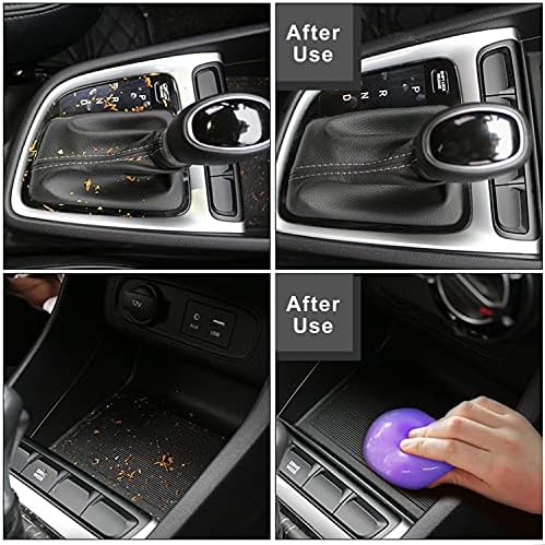 TICARVE 2Pack Cleaning Gel for Car Putty Car Vent Cleaner Cleaning Putty Gel Auto Tools Car Interior Cleaner Dust Mud for Cars and Keyboard Cleaner Slime Purple (320g/11.2oz) - Image 4