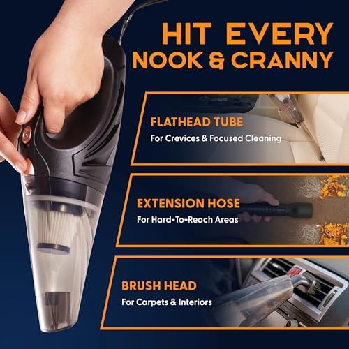 ThisWorx Handheld Car Vacuum, Portable Car Vacuum Cleaner with 16Ft Cord - Image 6