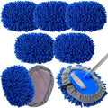 Layhit 5 Pcs Car Wash Mitt Set, Brush Not Included, Royal Blue by ShungLan