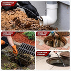 50FT Sewer Jetter Kit for Pressure Washer, 5800 PSI Drain Cleaning Hose with 5 Jet Nozzles & 2 Adapters, Compatible with Spray Guns and Power Washers, Ideal for Clogged Pipes and Drains - Image 7