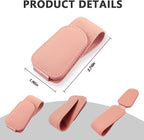 Sunglass Holder for Car, Magnetic Leather Eyeglass Hanger Clip for Car Sun Visor, Sunglasses Holder and Ticket Card Clip for Car Visor Accessories (1Pack Pink) - Image 5