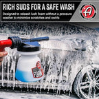 Adam's Foam Gun Car Wash Foam Sprayer - Connects to Garden Hose for Car Washing, No Pressure Washer Required, Use Snow Foam Blaster with Car Soap, Shampoo or Detergent - Image 4