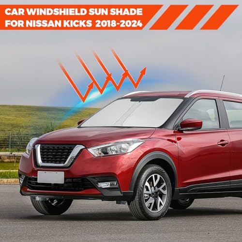 Foldable Front Windshield Sunshade fit for Nissan Kicks 2018-2024 - Image 6