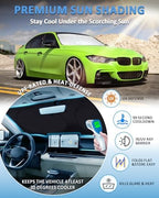 Windshield Sun Shade Sunshade for BMW 3 Series 2019-2025 2026 F30/F31 - Image 2