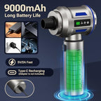 Yomile Mini Vacuum Cleaner, 2 in 1 27000PA Brushless Car Vacuum Air Duster 9000mAh Battery Air Blower Wireless Handheld Vacuum for Car,Office and Home - Image 5