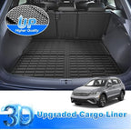 Cartist Cargo Mat Fit for Volkswagen VW Tiguan 5 Passenger 2018-2024 Trunk Mat with Backrest Mat Accessories TPE All Weather Anti-Slip - Image 2