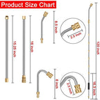 Mudder 25 Pcs 10ft Pressure Washer Extension Wand Sets for Gutter Cleaning - Image 2