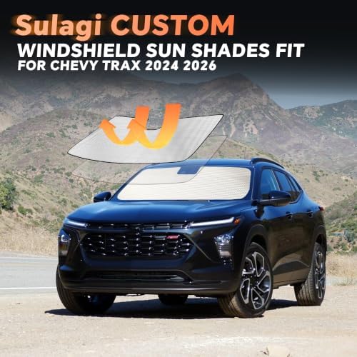 Windshield Sun Shade for Chevy Trax (LS 1RS LT 2RS ACTIV) 2024-2026 - Image 6