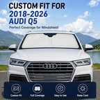 Custom Fit Windshield Sun Shade for Audi Q5 2018-2026 - Image 2