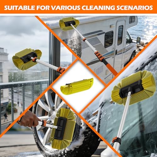 22FT Reach Car Wash Brush with Long Handle for RV, Truck Cleaning - Image 5