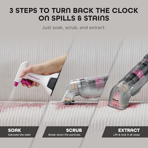 Shark StainForce Cordless Stain, Odor & Urine Remover, 1 Tool, HX095BRN - Image 5