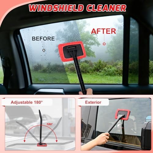 Nilight 37PCS Car Detailing Kit for Interior Exterior Car Care, Red - Image 4