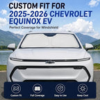 Custom Fit Windshield Sun Shade for Chevy Chevrolet Equinox EV 2025-2026 - Image 2
