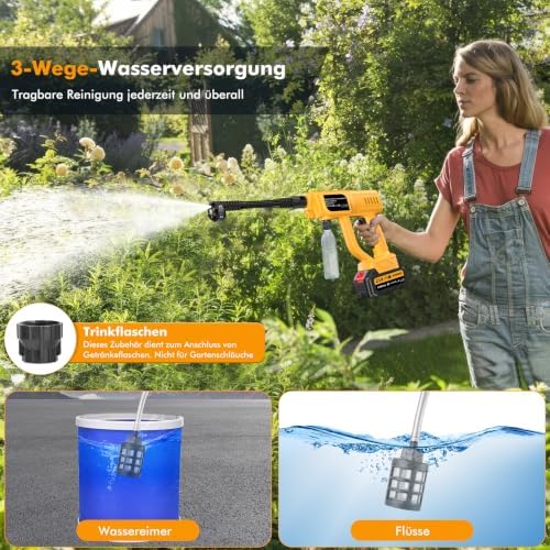 Cordless Portable Washer, Battery Operated Washer with Brushless Motor - Image 6