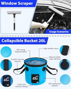THINKWORK Car Detailing Kit with Foam Gun & Vacuum, 41Pcs Car Cleaning Supplies - Image 6