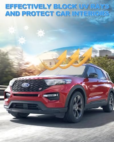 Foldable Front Windshield Sunshade fit for Ford Explorer 2020-2026 - Image 6