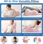 Memory Foam Wedge Pillow, 27° Intimacy Couples Pillow- Pink - Image 5