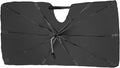2026 Upgraded Car Umbrella Sun Shade Cover with StorageDock Organizer, Windshield Shade Umbrella, 360° Flexible Shaft, UV Protection Heat Shield, Foldable Front Window Sunshade, 57" x 33" by Unknown