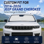 Custom Fit Windshield Sun Shade for Jeep Grand Cherokee 2014-2026 - Image 2