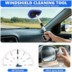21PCS Car Detailing Kit Interior Cleaner - with Handheld Car Vacuum, Windshield Cleaning Tool, Detailing Brushes, Car Cleaning Supplies Kit for Women Men (Blue) - Image 4
