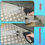 Dual Turbo Nozzle Pressure Washer and Dual Pressure Washer Tips 2-in-1,with 2 PCS 360°Rotating Turbo Nozzle,2 PCS Nozzle Tips,4000 PSI,1/4 Inch Quick Connect pressure washer accessories - Image 6
