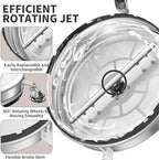 LidoDola 24'' Pressure Washer Surface Cleaner, Power Washer Accessory - Image 4
