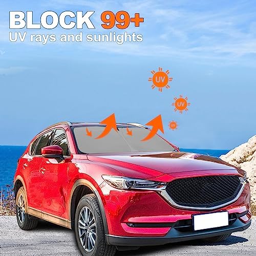 Foldable Front Windshield Sunshade fit for Mazda CX-5 2017-2026 - Image 3