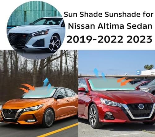 Windshield Sun Shade for Nissan Altima Sedan 2019-2024 2025 2026 Sunshade - Image 2