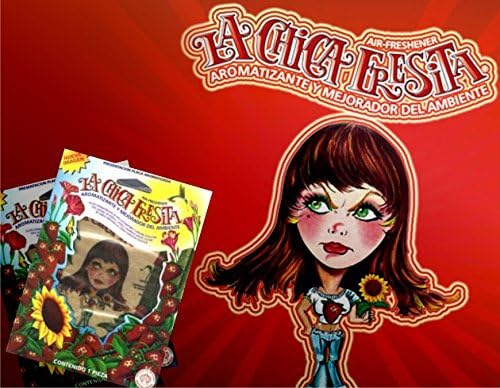 Parts Direct cf-4 Original La Chica Fresita Automotive Air Freshener, Strawberry, 4 Piece - Image 4