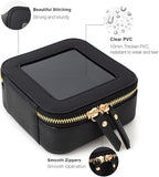 Clear Makeup Bag Small, Mini Travel Cosmetic Case Transparent TSA Approved Toiletry Bag with Zipper Portable Make Up Pouch for Purse Traveling Car Essentials Organizer for Women Men - Image 5
