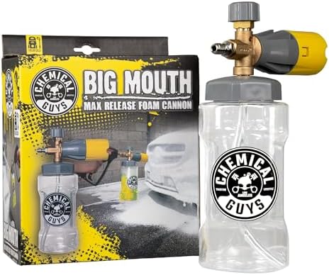 Chemical Guys, Big Mouth Max Foam Cannon for Pressure Washers, 34 oz Bottle by ChemicalGuys