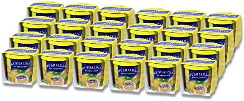 Auto Dynasty Pack of 24 My Shaldan Japanese Car Cup-Holder Natural Air Freshener Cans (Lemon Scented) by AutoDynasty