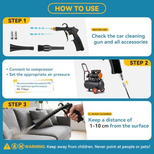 Tornado Car Cleaning Gun with Replacement - Image 5