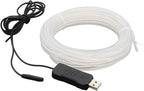 9.84FT EL Wire Interior Car LED Strip Lights, USB Neon Vehicle Ambient Lighting with Fiber Optic, Sound Music Active Automotive Inside Decorations Lamp Strip, Universal Fit - Image 8