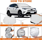 Foldable Front Windshield Sunshade fit for Toyota RAV4 2013-2018 - Image 6